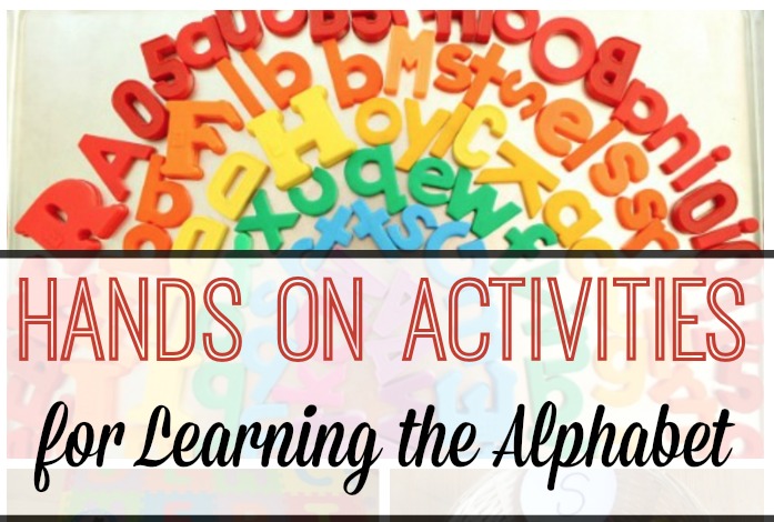 Hands On Activities for Teaching the Alphabet | Homeschooling with Dyslexia