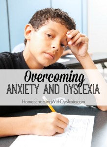 anxiety dyslexia