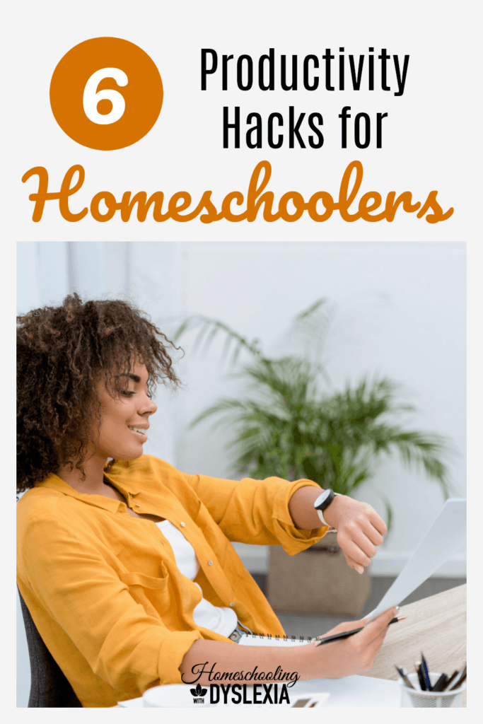 Having trouble with productivity in your homeschool? Become more consistent thanks to the best homeschool hacks from a veteran homeschool mom of eight!