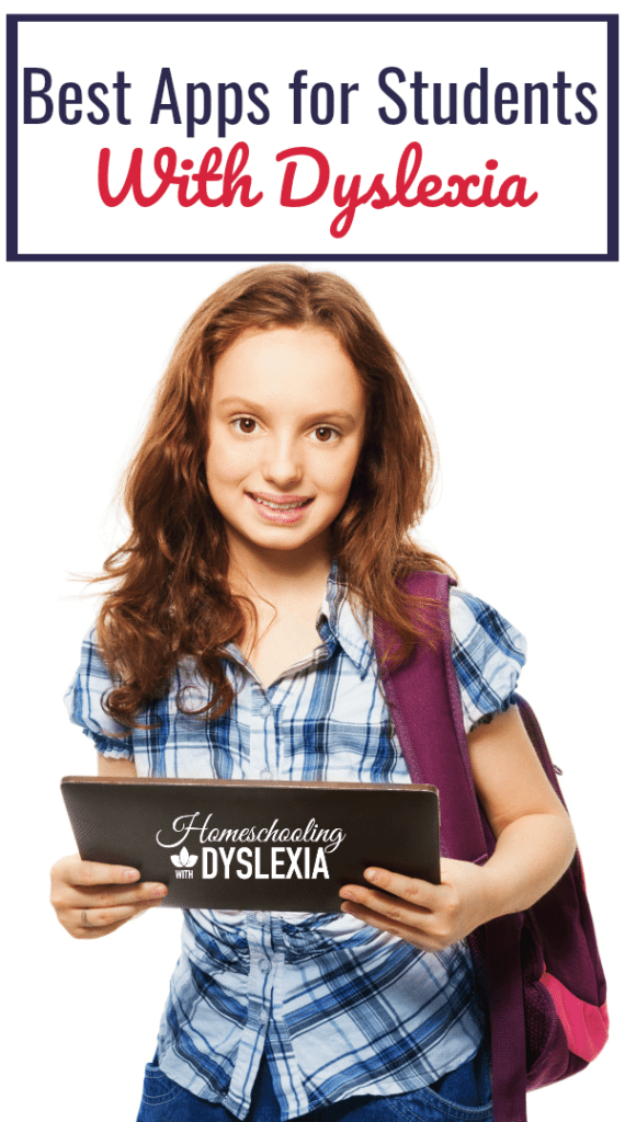 As our dyslexic kids enter the middle school years I begin to add the use of assistive technology to their homeschool goals.  One way we do this is through apps. The best apps for students with dyslexia are listed here.