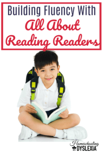 Learn two simple and easy-to-implement fluency strategies you can do at home with All About Reading readers. #AllAboutReading #Dyslexia #specialneeds #homeschooling