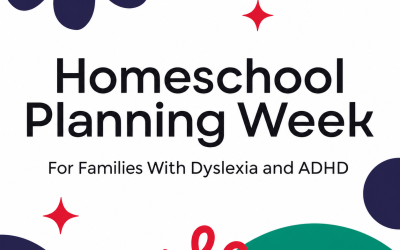 Homeschool Planning Week