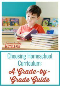 Homeschool Curriculum Dyslexia