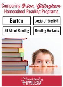 Orton Gillingham reading programs