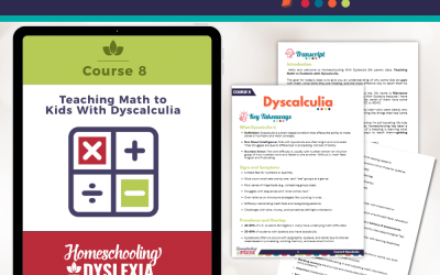 Course 8: Dyscalculia and Math: Transcript & Key Takeaways