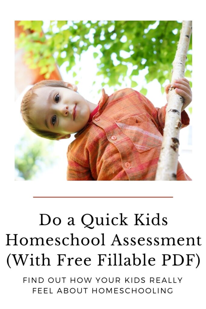 kids homeschool assessment