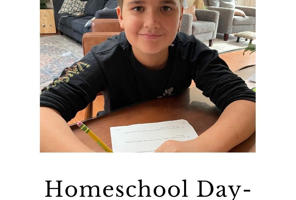 A Day in the Life: Homeschooling With Dyslexia