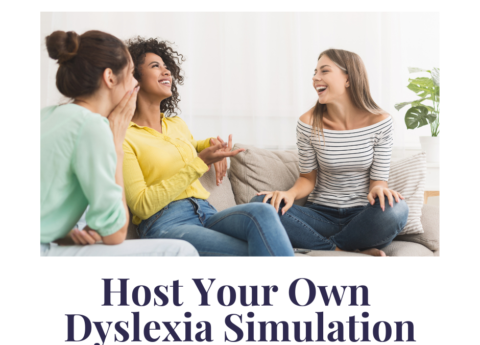 Host Your Own Dyslexia Simulation