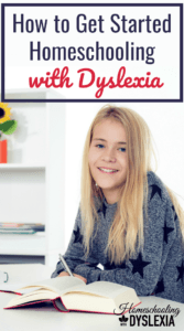 Interested in getting started homeschooling with dyslexia? It will take some time to settle into a routine of homeschooling kids with dyslexia.Here are some tips to help you get started.