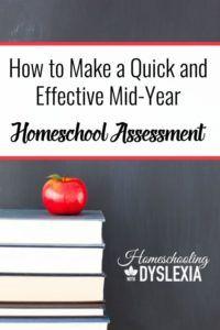 Making a Mid Year Homeschool Assessment