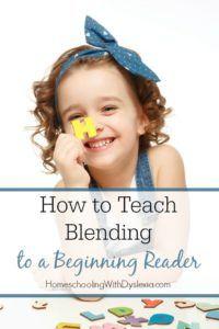 While many young learners can learn letter sounds, blending these sounds together can be difficult, especially for kids with dyslexia.