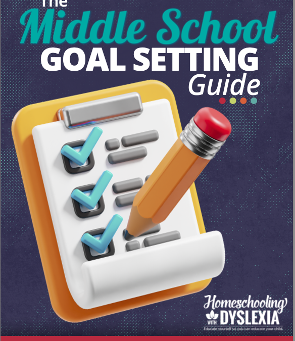 Middle School Goal Setting Guide with Teaching Guides & Curriculum Suggestions