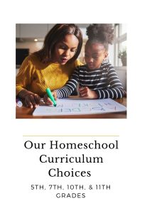 homeschool curriculum choices