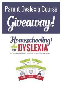 Dyslexia Giveaway