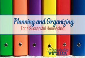 Planning and Organizing Homeschool