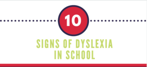 Signs of Dyslexia Infographic