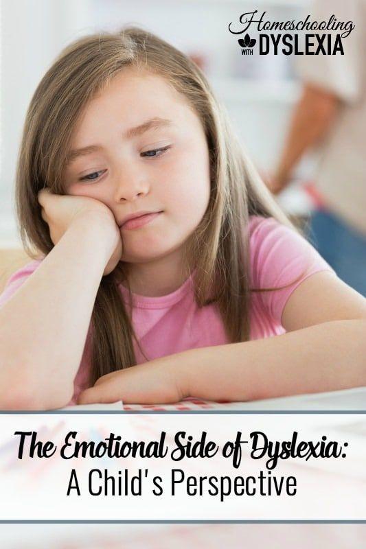 The Emotional Side of Dyslexia:  A Child’s Perspective