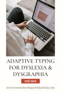 adaptive typing dyslexia dysgraphia